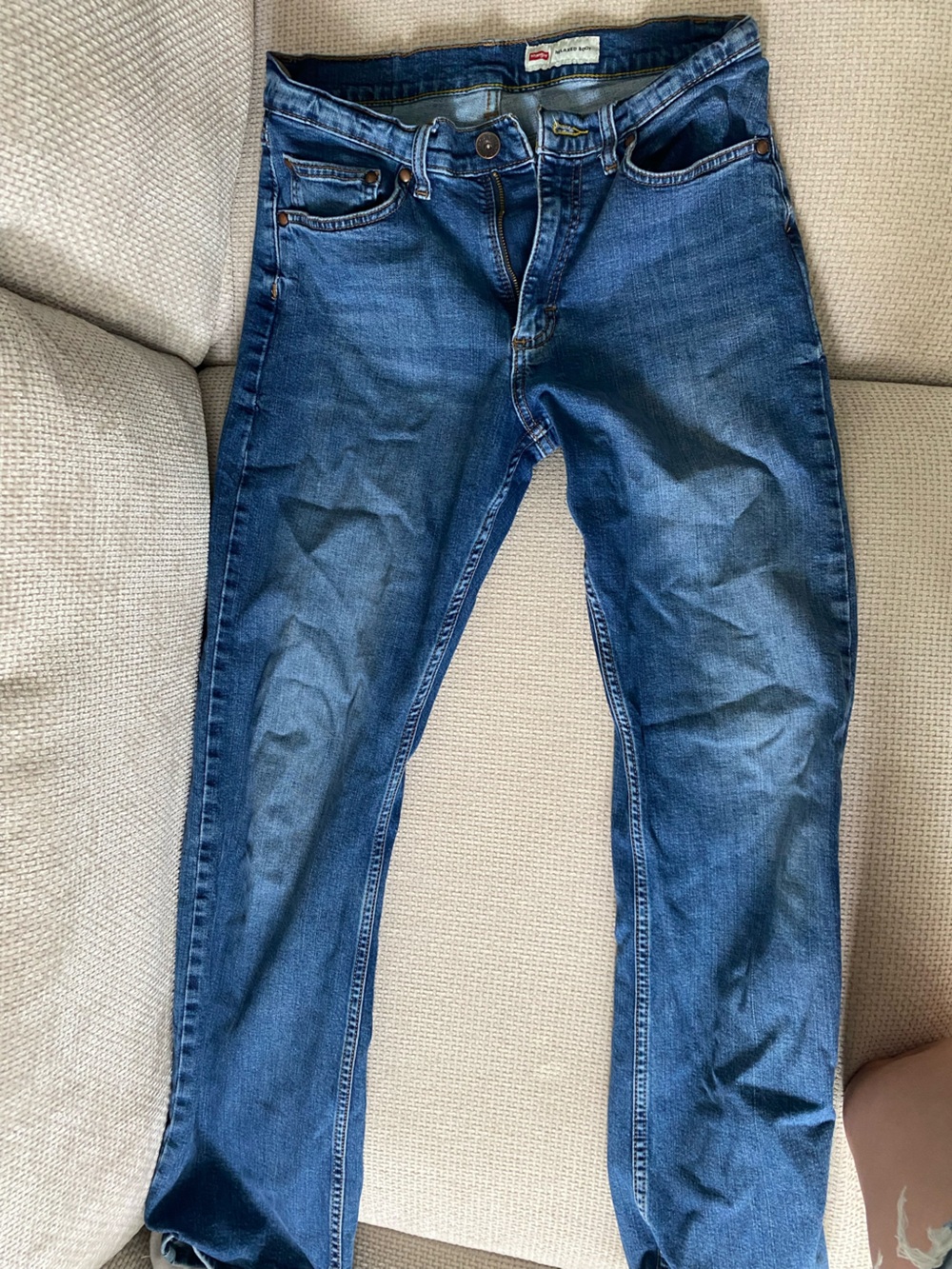 Classic Wrangler Regular Boot Cut Blue Denim Jeans